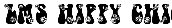 LMS Hippy Chick font preview
